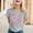 Grey, variant on Graphic Tennis Tees for Women Graphic Tee for Everyday Wear Casual Summer Top with Round Neck Classic Short Sleeve Lightweight Everyday Pink XL