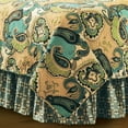 thumbnail image 3 of Kasbah Beige Tan Paisley Full/Queen Lightweight Quilt, 3 of 5