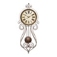 thumbnail image 1 of Horloge de mur regulateur en fer forgé, 1 of 2