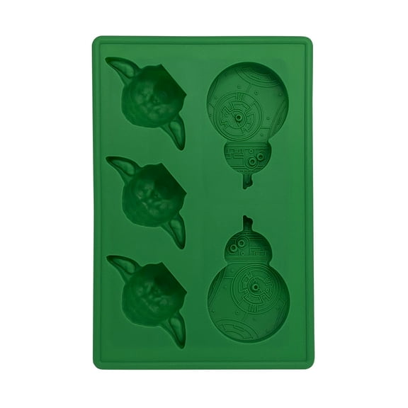 Star Wars Ice Tray Silicone Molds - BB8 and Yoda 2pk