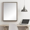 thumbnail image 1 of Modern Matte Gray Wall Mirror 29.5'' x 19.5'', 1 of 6