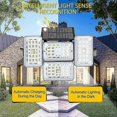 thumbnail image 2 of 242led Solar Wall Light Pir Motion Sensor Outdoor Garden Street Lamp Waterproof, 2 of 5