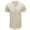 Beige, variant on Lime Green Casual Button T Shirts for Man Summer Fall Short Sleeve Crew Neck Faux Linen Basic Tops Shirts Man 2026 Clothing Y2K XXL