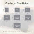 thumbnail image 6 of DHOLE Queen Size 7-Piece Bed in a Bag Comforter Set – Boho Tufted Shabby Chic Bedding, Ultra Soft Microfiber All-Season Vintage Farmhouse Duvet Cover Set with Pillow Shams - Black, 6 of 12