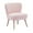 Dusty Peach, variant on Costaelm 25" Wide Upholstered Boucle Fabric Accent Chair, Dusty Peach