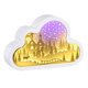 thumbnail image 1 of Luz de corte de papel de nube de estilo chino 3D para regalo (canción de amor de invierno), 1 of 7