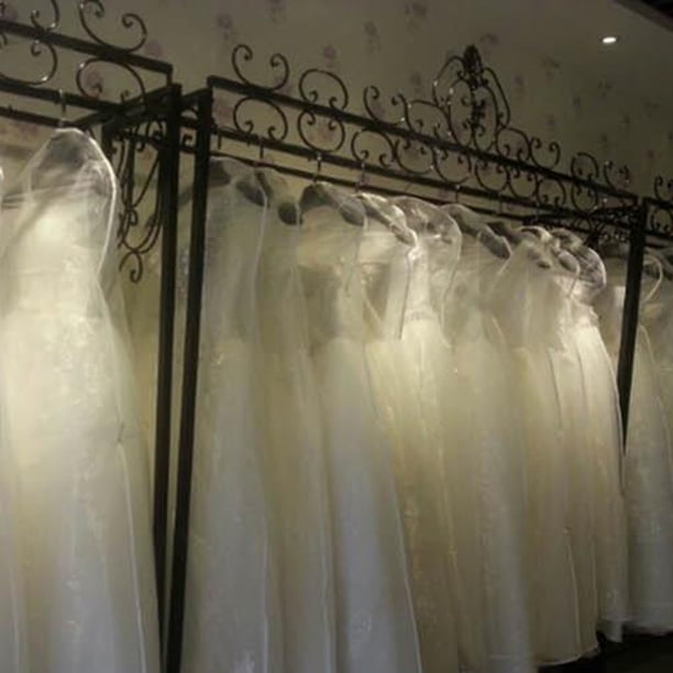 Housse Anti-Poussière Pour Robe De Mariée / Robe Longue 160 Cm – Respirante, Étanche, Tissu Non Tissé Blanc