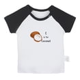 thumbnail image 2 of iDzn C is For Coconut Funny T shirt For Baby, Newborn Babies T-shirts, Infant Cute Fruits Tops, 0-24M Kids Graphic Tees Clothing (Short Black Raglan T-shirt, 12-18 Months), 2 of 5