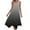Gray, variant on A-line Dress for Spring Summer 2025 Womens Casual Holiday Resort Beach Outfits Crew Neck Gradient Sundress Ruffle Hem