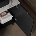 thumbnail image 5 of MIDOQIN MIDOQIN 30" Bathroom Vanity with Sink, Freestanding Bathroom Storage Cabinet with 2 Doors & Ceramic Basin Bathroom Vanity Cabinet, 5 of 8