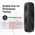 thumbnail image 3 of Vittoria Zaffiro Pro G2.0 Road Bike Tires Set with Inner Tubes - Includes 2 Zaffiro Pro Tires (700x25c) Plus 2 Standard Tubes (700X20/28 48mm) - Performance Training in All Conditions (Full Black), 3 of 6