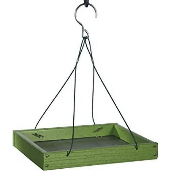 WoodLink Eco-Friendly Recycled Plastic Hanging Platform Bird Feeder