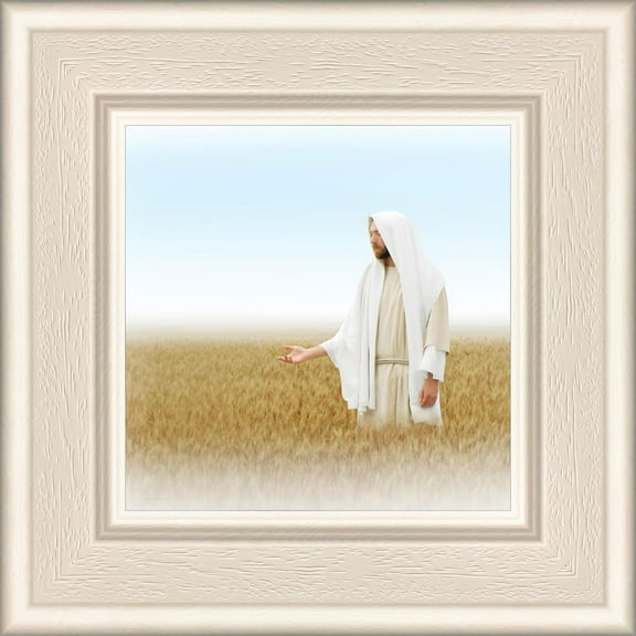 6 X 6 Lord of the Harvest by Scott Sumner With Whitewood Frame