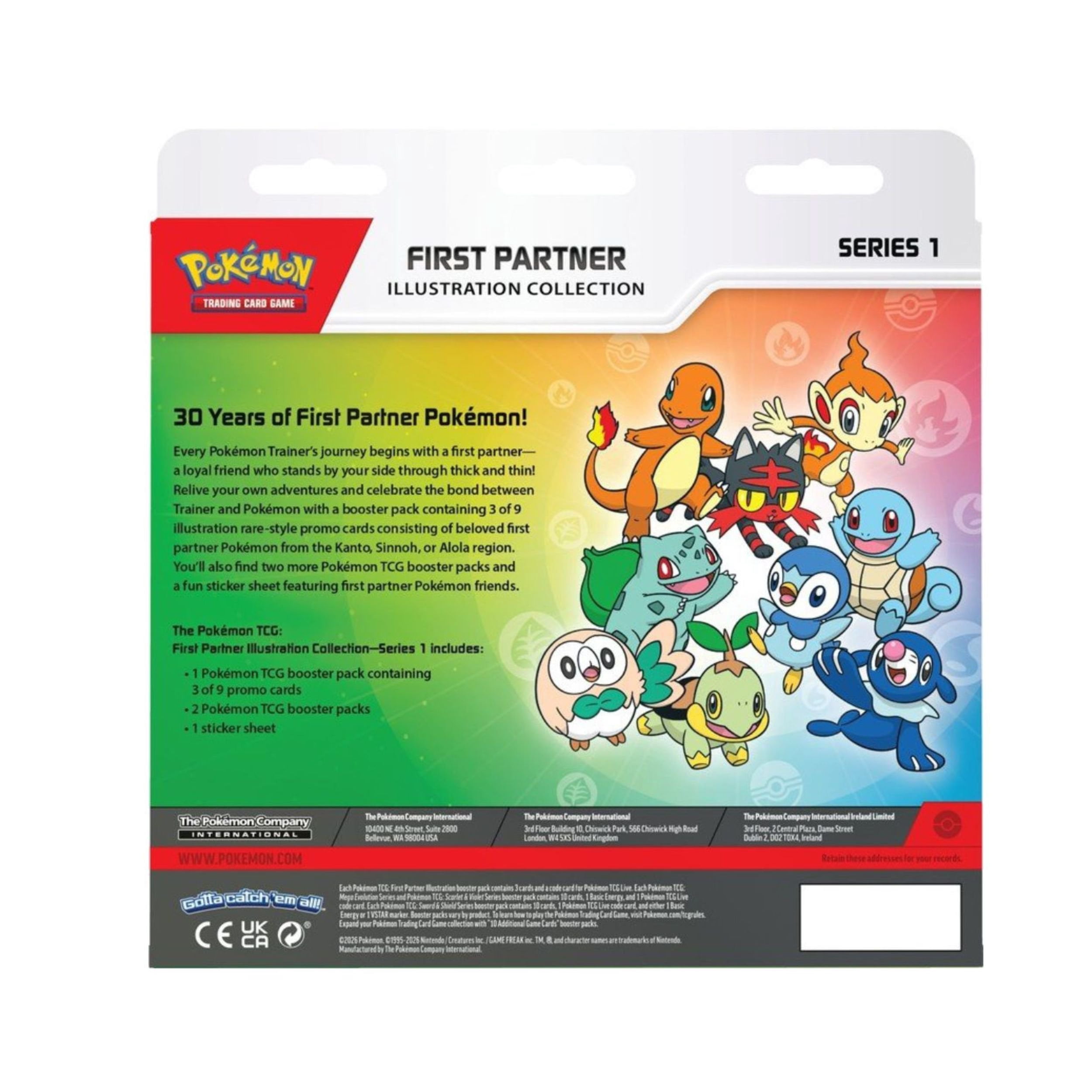 ポケモンカードゲーム FIRST PARTNER illustration collection Pokemon TCG First Partner Illustration Collection Series 1