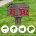 thumbnail image 6 of ZTTD Mailbox Numbers for Outside 5 Sets 0-9 Reflective Number Stickers Strong Self Adhesive Address Numbers for Houses Red 4 Inch, 6 of 9