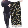 thumbnail image 4 of Shawl Wraps for Women - tulip daisy Oversized Fall Winter Fashion Blanket Scarf for Women, 4 of 6