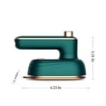 thumbnail image 3 of PVCS Portable Mini Ironing Machine, 180°Rotatable Handheld Steam Iron, Foldable Travel Garment Steamer For Fabric Clothes For Home And Travel, 3 of 9