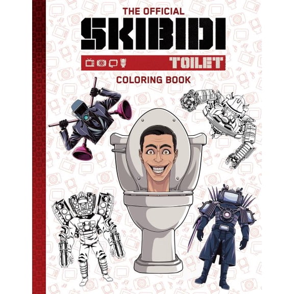 Pre-Owned The Official Skibidi Toilet Coloring Book (Paperback)