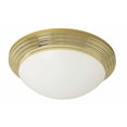 thumbnail image 1 of Good Earth Lighting Adiamo 14-inch Direct Wire Flush Mount Light, Brass, 1 of 4