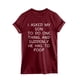 thumbnail image 4 of Camiseta de cuello redondo de moda para mujer, camiseta de manga corta, camiseta con estampado de letras, blusa Pompotops  hkajfhjk459379, 4 of 4