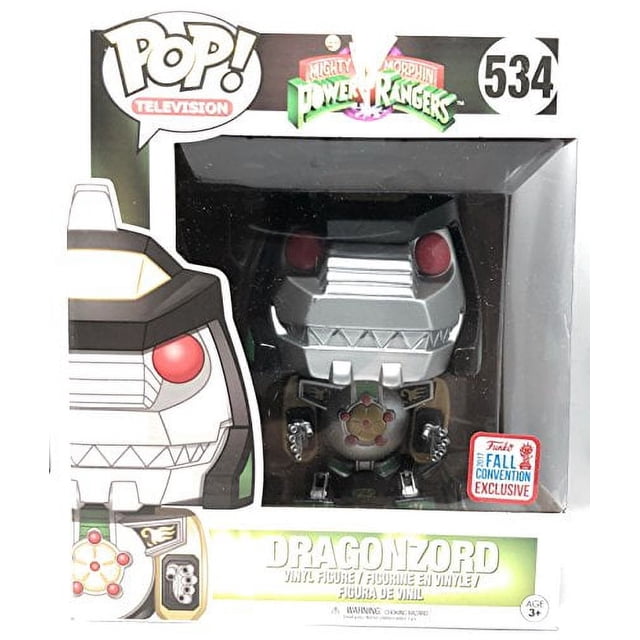 Figura de vinilo Funko Dragonzord 15 cm Verde Exclu Pop Funko