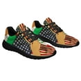 thumbnail image 6 of American flag Grown With Mexican Roots Shoes Sneakers for Women Men Black Size 4, 6 of 7