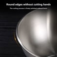 thumbnail image 6 of Matoen Stainless Steel Mixing Bowls Thickened Multi-functional Large Mixing Bowls 1300ml, 6 of 6