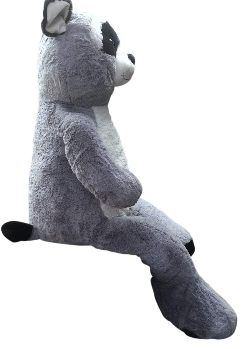 big stuffed raccoon