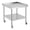 30*30*30inch, variant on QinaQin Heavy-Duty 24x24 Stainless Steel Workbench with Adjustable Shelves and Backsplashes, Metal Food Preparation Table, Suitable for Home and Commercial Use