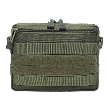 EDC Tactical Nylon Molle Utility Organizer Pouch Tool Bag Vest Waist Pouch Storage Bag Waterproof Field Sundries Bag For Outdoor Hunting