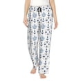 thumbnail image 2 of Lsque Sea Vacations Print Women's Pajama Pants, Lounge Pant - Comfortable Home Wear,Elastic Waistband, Stylish Design-Small, 2 of 9