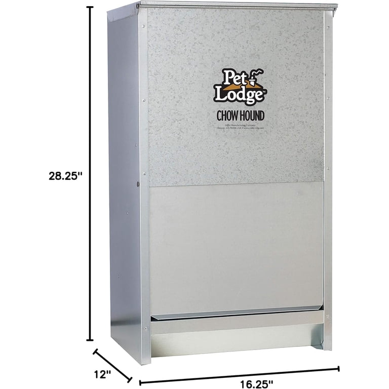 Pet Lodge Chow Hound 50 lb Automatic Dog Feeder, Steel photo 3