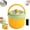 Orange, 500ml, variant on 17oz Portable Lunch Food Jar with Handle, 304 Stainless Steel Leak-Proof Container, Built-In Tableware Storage Heat Resistant Thermal, For Work Travel Picnic (Pink, 500ml)