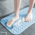 thumbnail image 5 of 27.56x15.75in Bathroom Anti-Slip Mat PVC Floor Mats with Foot Massage | Non-Skid Shower Bathtub Toilet Safety Mat (5 Colors 1.543lb)​, 5 of 6