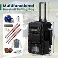 thumbnail image 4 of Bolsa de béisbol GOTECH con ruedas y carro 53x36x28 cm 70 L, 4 of 6