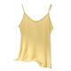 thumbnail image 2 of Camisola de manga corta para mujer, de color liso, con cuello en V, para exteriores, ropa interior básica, para decoración del hogar, pijama sin mangas de algodón., 2 of 6