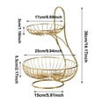 thumbnail image 3 of Sturdy Fruit Rack Countertop Organizer Kitchen Food Pantry Display Storage, 3 of 5