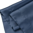 thumbnail image 5 of REGALWOVEN Satin Pillow Shams with Envelope Closure Soft and Smooth Set of 2, Dark Blue Queen(20"x30"), 5 of 6