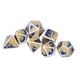 thumbnail image 1 of Juego de dados de metal ANGGREK dados poliédricos diferentes formas 7 piezas números claros de larga duración, 1 of 8