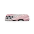 thumbnail image 4 of DesignSkinz Scratch-Resistant Hard Slim Case Compatible with iPhone 15 (Compatible with MagSafe) - Glitter Pink Agate Print V1, 4 of 9