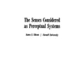 thumbnail image 1 of Les Sens Considérés comme Systèmes Perceptuels, 1 of 1