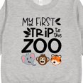 thumbnail image 3 of Inktastic My First Trip to the Zoo Cute Animals Toddler Sweatshirt, 3 of 4