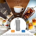 thumbnail image 5 of 2Pcs Collapsible Silicone Travel Water Bottle 20oz (600ml) Reuseable Leakproof Foldable Sports Bottle with Carrying Strap Gray + Blue, 5 of 8