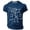 Blue, variant on Mens Graphic T-shirts Short Sleeve Crewneck Tops Funny Hilarious Print Daily Streetwear Casual Quirky T Shirts for Man Red S