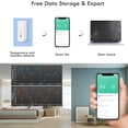 thumbnail image 4 of Smart Outdoor Temperature Humidity Sensor Hygrometer APP Remote Control For Remote Monitoring Alerts  Real Time Monitoring Accurate Readings For Freezer Fridge Pet Cage, 4 of 8