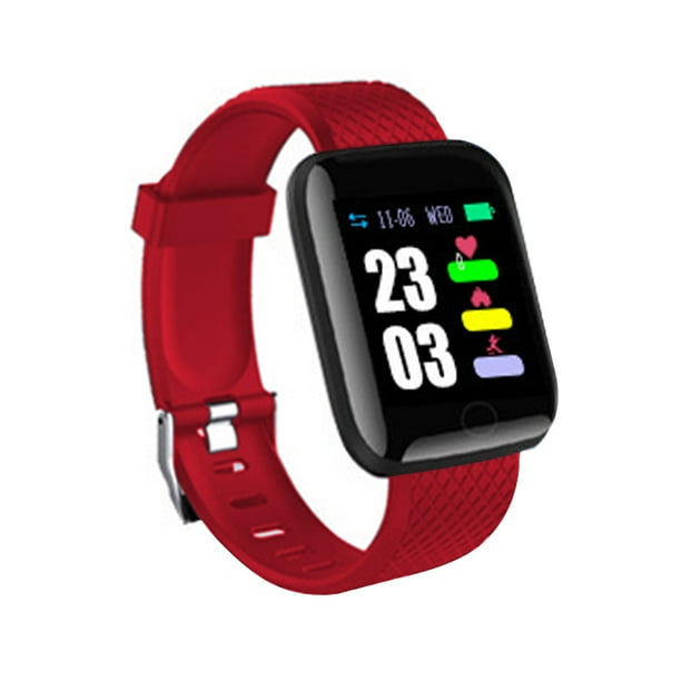 Ikemiter 116plus Smart Watch Waterproof Smart Bracelet Bluetooth Compatible Wristband Relo Heart Rate Monitor Blue Model 116s