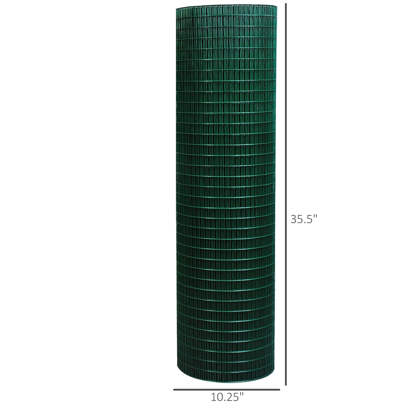 Orthopedic Dog Bed, PawHut 98' L x 35.5" H Hardware Cloth, 1/2 x 1 Inch Wire Mesh Fence Netting Roll for Aviary, Chicken Coop, Rabbit Hutch, Animal, Garden Protection, Green Dog Bed,Steel Cat Bed
