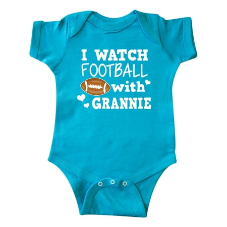 

Inktastic I Watch Football with My Grannie Gift Baby Boy Bodysuit
