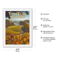 thumbnail image 2 of Fort Ross-Seaview Wineries - Sonoma County - California Vineyards Wine Country Art by Kerne Erickson - Japanese Unryu Rice Paper Art Print 24 x 32 in, 2 of 4