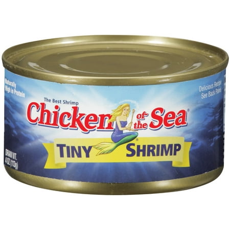 Chicken of The Sea Tiny Shrimp, 4 oz Can